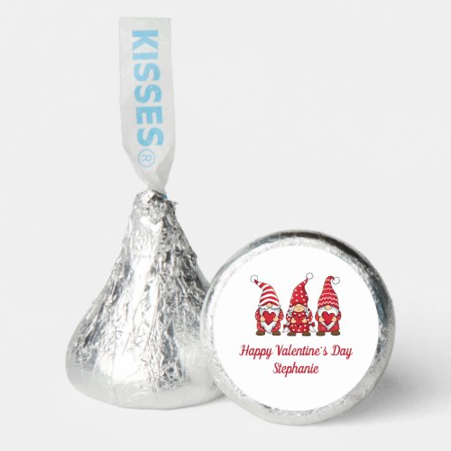 Gnomes Happy Valentines Day Candy Hershey Kisses