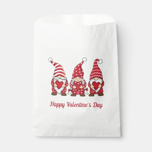 Gnomes Happy Valentines Day Favor Bag