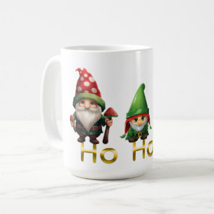 Gnomes Ho Ho Ho Christmas Coffee Mug