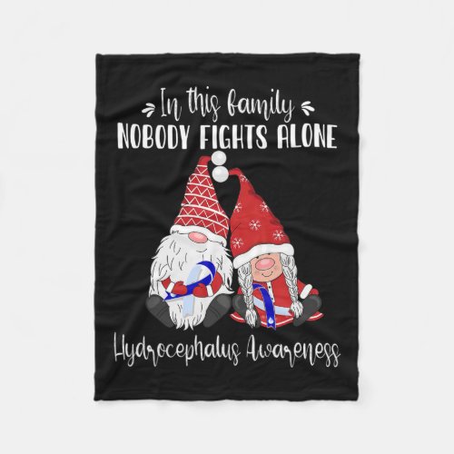 Gnomes Hydrocephalus Awareness  Fleece Blanket