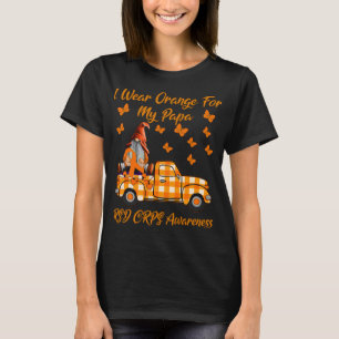 Gnomes I Wear Orange For My Papa RSD CRPS T-Shirt