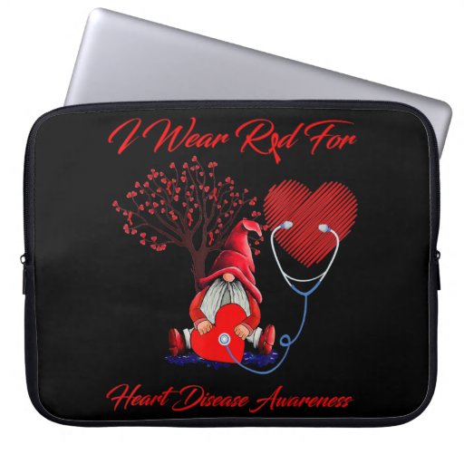 Gnomes I Wear Red Laptop Sleeve