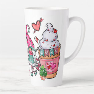 Gnomes In Love With  Latte Mug