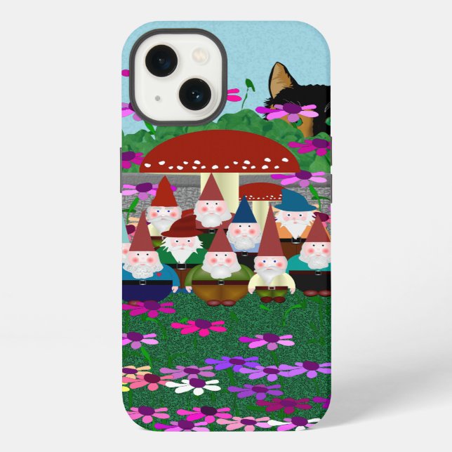 Gnomes iPhone Case (Back)