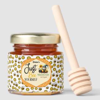 Gnome's Just Bee Yourself Honey Jar Favors