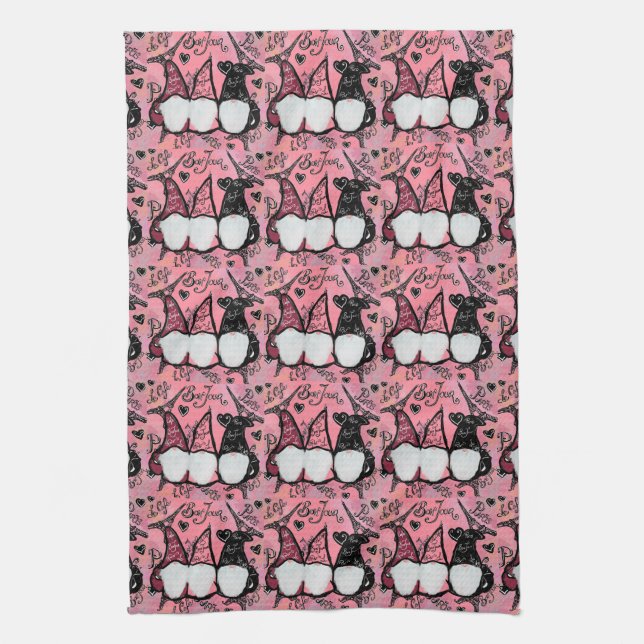  GNOMES         KITCHEN TOWEL (Vertical)