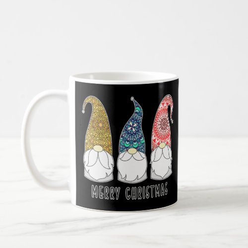 Gnomes Merry Christmas Mandala Graphic  Coffee Mug