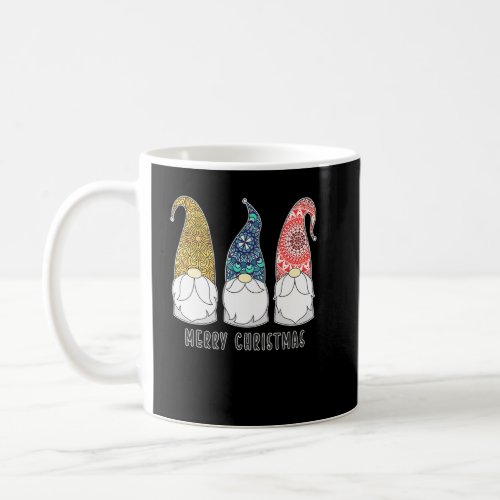 Gnomes Merry Christmas Mandala Graphic  Coffee Mug
