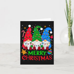 Gnomes Merry Christmas Xmas Matching Card