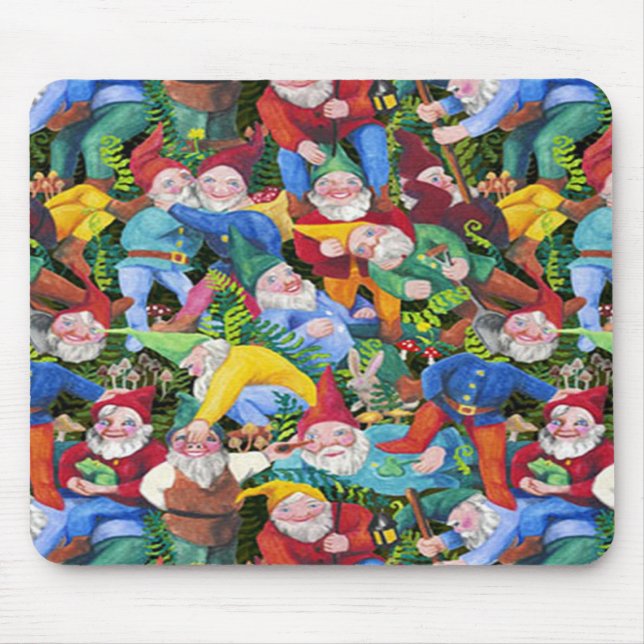 Gnomes Mouse Pad (Front)
