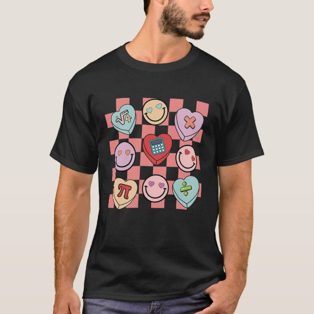 Gnomes Nurse Holding Hearts Stethoscope Cute Valen T-Shirt (Front)