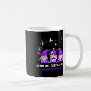 Gnomes One Fights Epilepsy Awareness Alone Coffee Mug