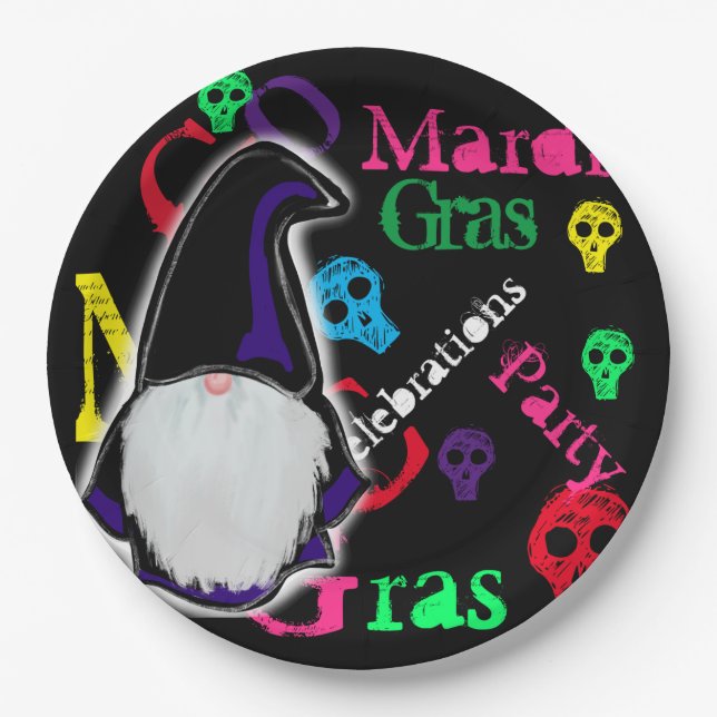  GNOMES       PAPER PLATES (Front)