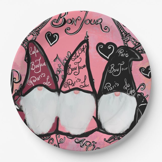  GNOMES          PAPER PLATES (Front)