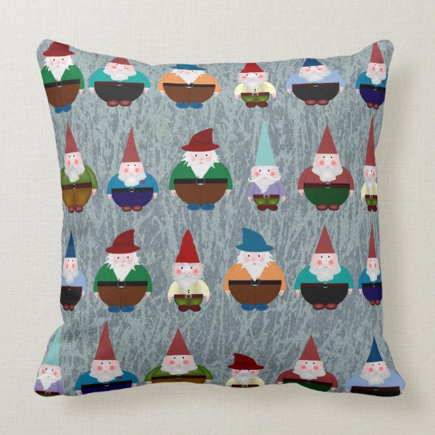 Gnome Decorative & Throw Pillows Zazzle