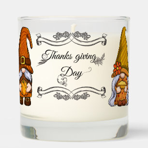 Gnomes Thanksgiving Scented Candle