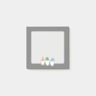 Gnomes Three Post-it Notes