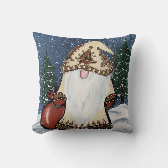 Gnomes   throw pillow (Front)