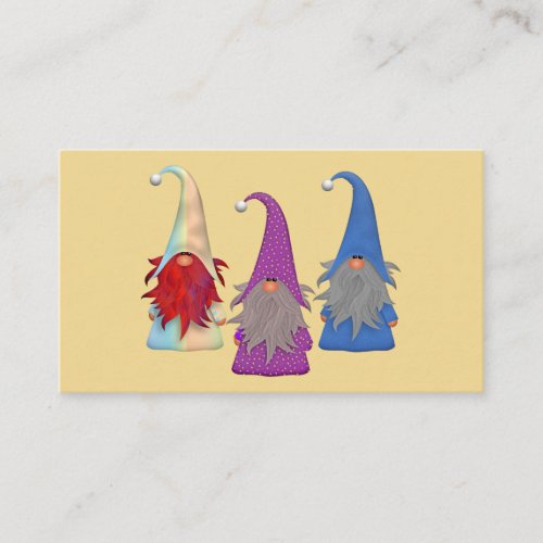 Gnomes Trio Business Card