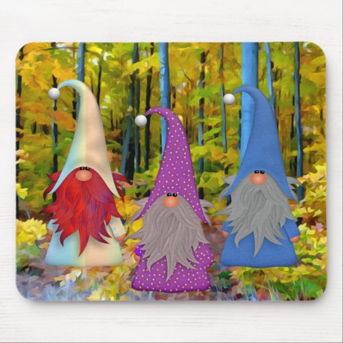 Gnomes Trio Mousepad