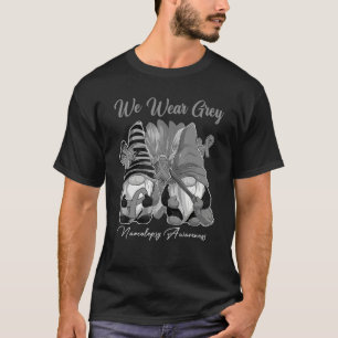 Gnomes We Wear Blue Myositis Awareness T-Shirt