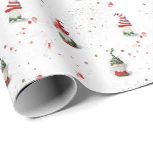 Gnomes wrapping paper