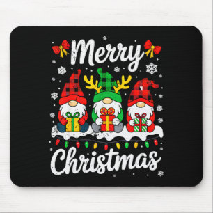 Gnomes Xmas Funny Merry Christmas Squad For Men Wo Mouse Pad