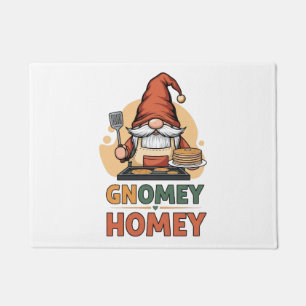 Gnomey homey pancakes design doormat