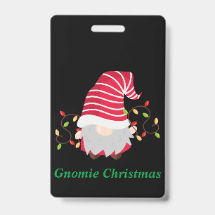 Gnomie Christmas Badge