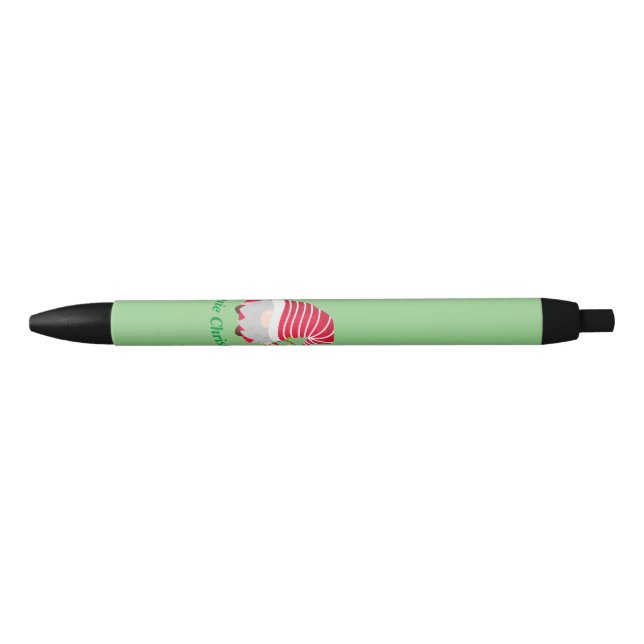 Gnomie Christmas Black Ink Pen (Front)