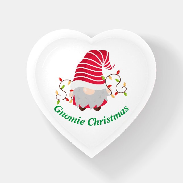 Gnomie Christmas Paperweight (Front)