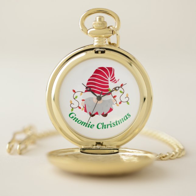 Gnomie Christmas Pocket Watch (Inside)