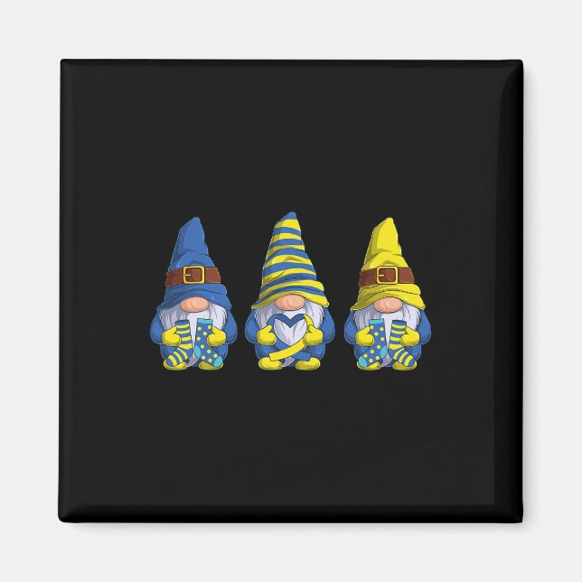 Gnomies Down Syndrome Awareness Day Gifts March 21 Magnet (Front)