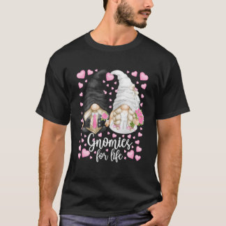 Gnomies For Life - Unique Bride And Groom For Bach T-Shirt