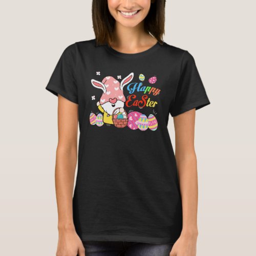 Gnomies Happy Easter Day  Easter Bunny Gnomies Fam T_Shirt