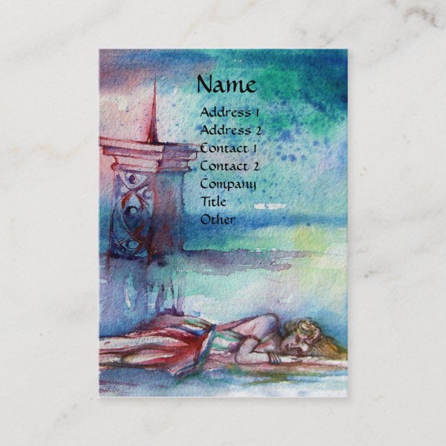 GNOMON AND LADY OF THE LAKE BUSINESS CARD (Front)