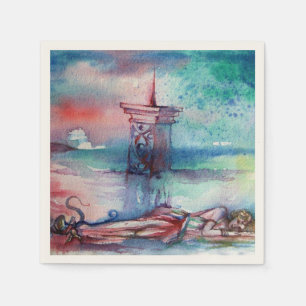 GNOMON AND LADY OF THE LAKE NAPKINS