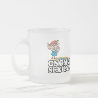 Gnomosexual Frosted Glass Coffee Mug