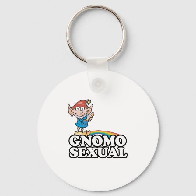 Gnomosexual Keychain (Front)