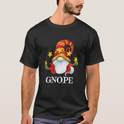 GNOPE Nordic Gnome Dwarf Scandinavian Elf Swedish  T_Shirt