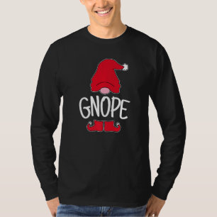 Gnope Tomte Garden Gnome Scandinavian Sweden Nope T-Shirt