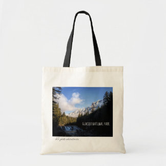 GNP Falls & Mountain Canvas Tote