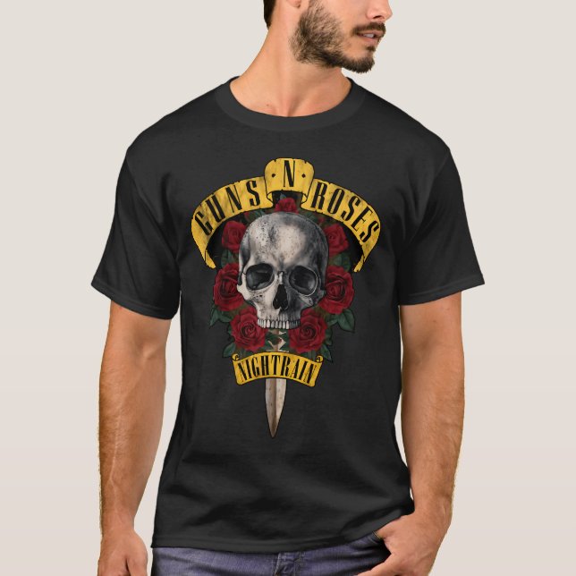 Gnr Guns N Rosessimple Gnr Guns And Rosesfunny Gnr T-Shirt (Front)
