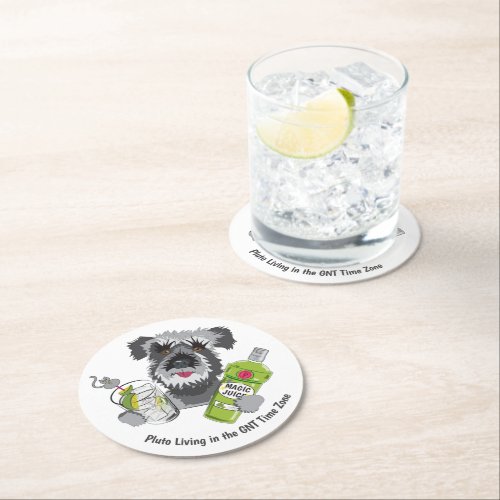 GNT Time Zone Round Paper Coaster