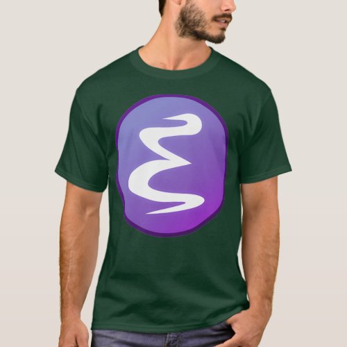 GNU Emacs Icon Dark Mode T_Shirt