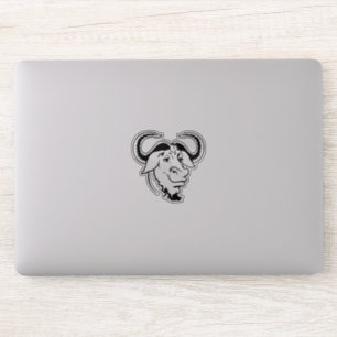 GNU head Sticker