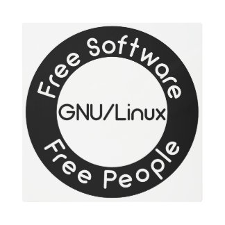 GNU/Linux Metal Print