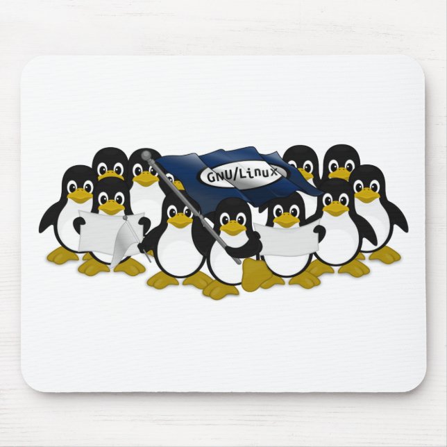 GNU/Linux! Mouse Pad (Front)