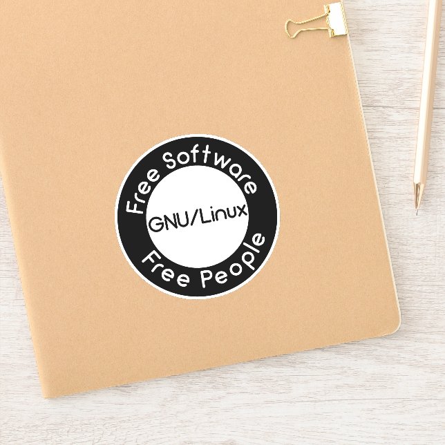 GNU/Linux Sticker (Notebook)