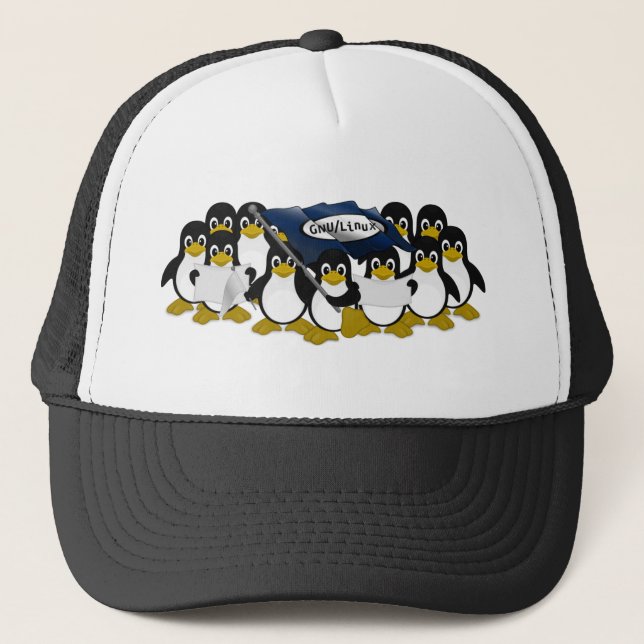 GNU/Linux! Trucker Hat (Front)